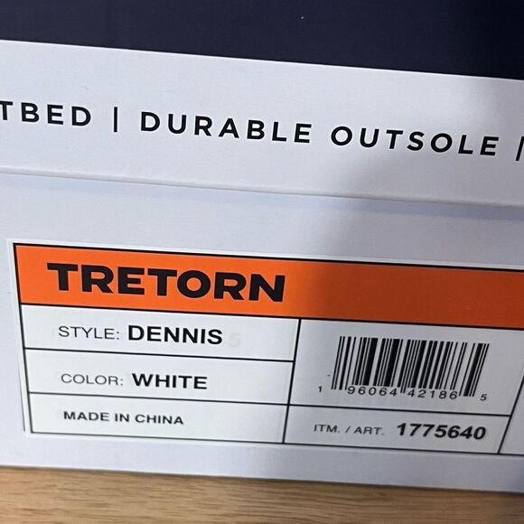 Tretorn Dennis‎ White And Blue Sneakers Size 10.5